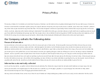Privacy Policy - Clinion eClinical platform