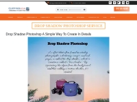 Drop Shadow Photoshop Service   How To Guide