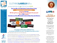 Clothing Labels, Woven Custom Clothing Tags Manufacturers - Clothing L