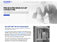SAP Consulting | Expertise in Core industries | Cloud4C