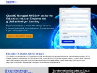Digital Education | AWS Cloud Transformation | AWS Managed Services