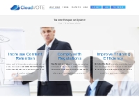 Trainee Response System | Corporate Training Solutions | CloudVOTE