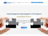 Interactive Group Training Management System   LMS Integration | Cloud
