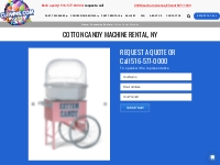 Cotton Candy Machine Rental, New York | Party Concession Rentals
