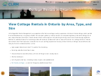 Cottage Rentals in Ontario | CottageLINK Rental Management