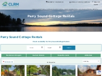 Parry Sound Cottage Rentals | CottageLINK Rental Management