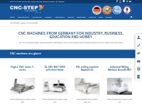 CNC Machines from Germany for industry, business, education   hobby