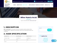 Nitro Humic Acid Nitro Humic Acid - Premium Humic Acid, Nitro Humic Ac