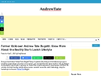 Andrew Tate Bugatti Chiron Price, Color - CobrAndrewTate.com