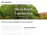 Cocoa Beach, FL Tree Service | Tree Removal - Home