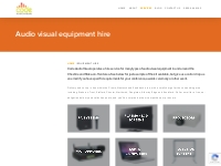 Audio Visual (AV) Equipment Hire - Code Audio Visual