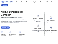 Next JS Development provider Company :: Codzgarage