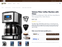 Get Your Perfect Cup with Yabano s Timer Filter Coffee Maker