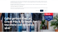 Coforge certified as Great Place To Work for the third consecutive yea
