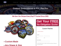 Custom Patches - Custom Embroidered   PVC Patches, #1 Pros