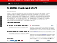 Transfer Molding Rubber - Coi Rubber Products