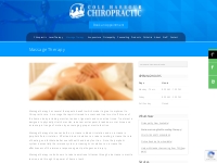 Dartmouth Massage Therapy | Cole Harbour Chiropractic