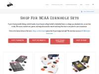 Shopping Options | NCAA College Cornhole Games