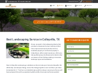 About Us - Landscaping Services Colleyville TX