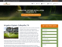 Irrigation System Installation - Landscaping Colleyville TX