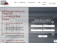 Commercial Real Estate in Hillsborough, Durham, & Chapel Hill
