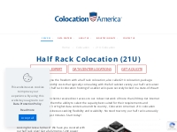 Half Rack Colocation (21U) Plans | Colocation America