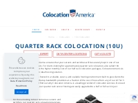 Quarter Rack Server Hosting (10U) | Colocation America