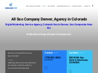Colorado SEO Company in Denver | All Services Agency