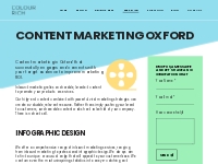 Content marketing Oxford | Infographic design | Colour Rich