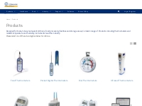Products - Our range of temperature and humidity instruments - Comark