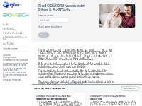 COVID-19 vaccines by Pfizer-BioNTech | Vaccine Finder