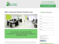 Office Commercial Cleaners Sunshine Coast