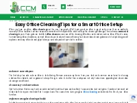 Easy Office Cleaning Tips for a Smart Office Setup