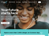 Apply to college with Common App | Your future starts here