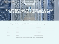 Charlottesville s Community Self Storage Climate Controlled Unit Sizes