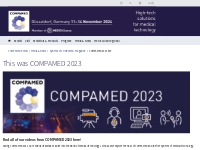 This was COMPAMED 2023 -- COMPAMED Trade Fair