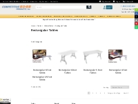 Banquet Style Rectangular Tables | Best Price Online