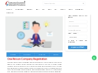 One Person Company (OPC) Registration, Incorporation of OPC Online