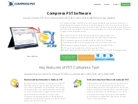 Compress PST File Tool to Compact or Reduce Outlook Mailbox Size