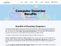 Computer Donation Benefits 💻 Donate Computer Equipment