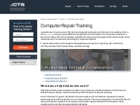 Computer Repair Technician Training, Certifications, Degrees