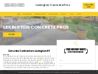       Concrete Contractors Lexington KY | Call (859) 594-7250