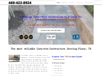 Leading Concrete Contractors Plano Tx