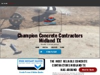       Concrete Midland Texas | Concrete Contractors Midland TX