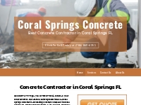 Concrete Company | Concrete Contractor | Coral Springs, FL