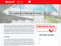 Stamped Concrete Pool Decks, Epoxy Floor, Pembroke Pines, FL