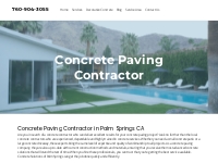  Concrete Paving Contractor Company in Palm Springs CA - 760-904-3055
