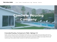 Concrete Solutions of Palm Springs is a full service Concrete Pouring 