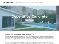 Concrete Solutions of Palm Springs is a full service Concrete Decorati