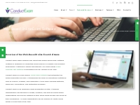 Web-based Online Exam Software | Online test | ConductExam